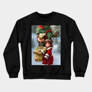 Santa's helper #8 Crewneck Sweatshirt